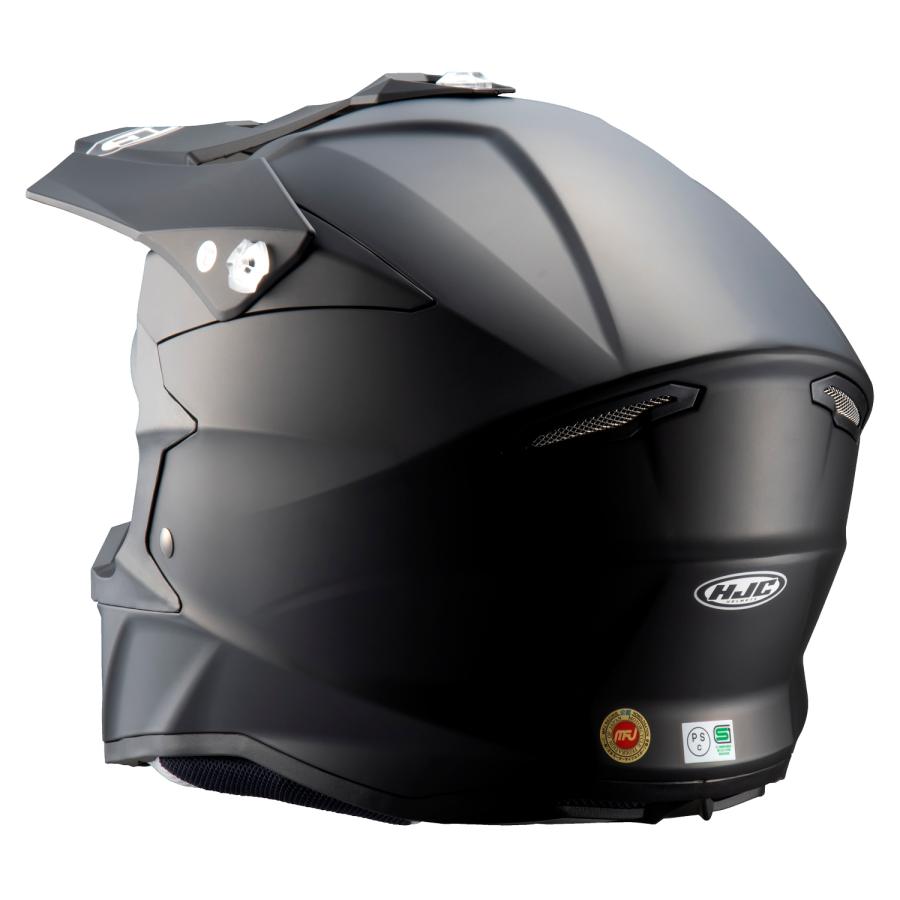 RSタイチ RS TAICHI バイク用 ヘルメット オフロード HJC i50 ソリッド セミフラット ブラック Lサイズ(58-59cm) HJH176BK01L｜moto-zoa｜03