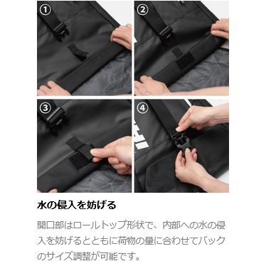 TAICHI RSタイチ RS TAICHI バイク用 バッグ WP バックパック ブラック