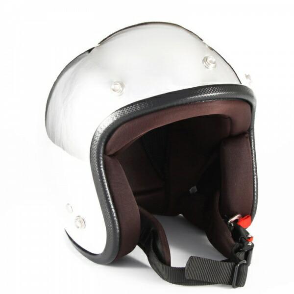 ジャムテックジャパン (72JAM) バイク用 ジェット ヘルメット JPシリーズ JP MONO HELMET (メッキ) XLサイズ (60~62cm未満) JPM-3L（Yahoo!・moto-zoa ヤフーショッピング店）