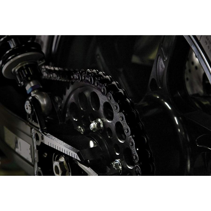 EKチェーン(江沼チェーン) バイク用チェーン 530ZV-X3 (BK/BK) ブラック/ブラック 94リンク MLJ カシメジョイント_2