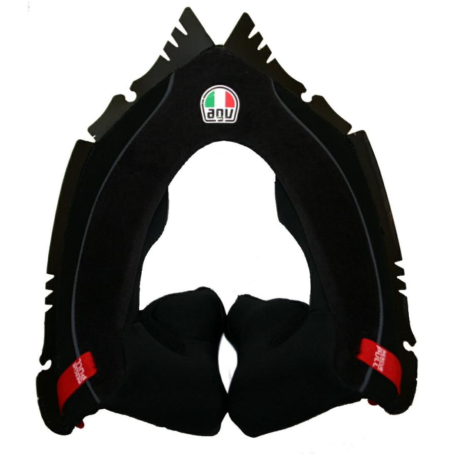 AGV(エージーブイ) バイク用 ヘルメットパーツ 内装 AX9用 CHEEKPADS AX9 (チークパッド) XSサイズ KIT7630299904-XS