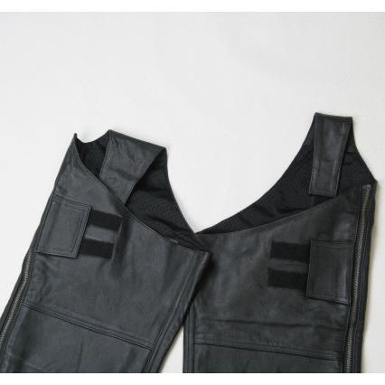 ラフ＆ロード ROUGH&ROAD バイク用 ウィンターパンツ サイドZIPレザー