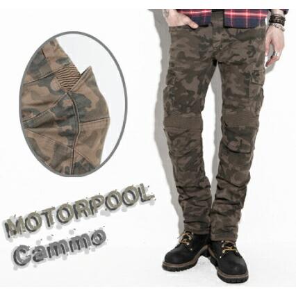 ROUGH&ROAD (ラフ&ロード) バイク用 パンツ uglyBROS アグリブロス MOTOPANTS MOTORPOOL 【Men's】 カモ 30インチ UB0004CM2