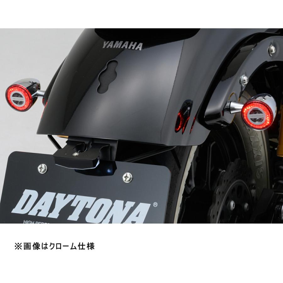 デイトナ DAYTONA バイク用 ウインカー HIGHSIDER(ハイサイダー) LEDテールランプ一体リアウインカー ロケット・ブレット クローム 15310_2