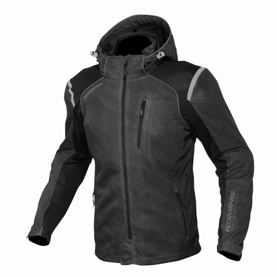 コミネ Komine バイク用 ジャケット Jacket JK-135 プロテクトフルメッシュパーカ ブラックマーブル 3XLサイズ 07-135/BK.MARBLE/3XL｜moto-zoa