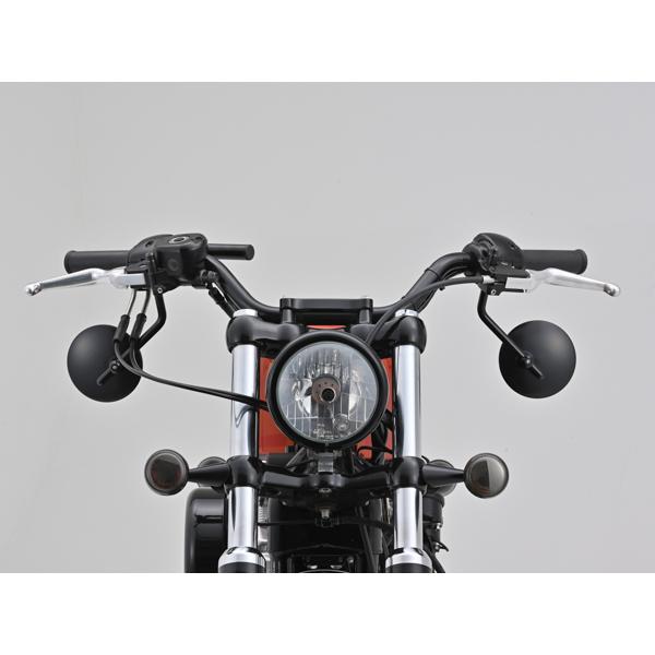 DAYTONA（デイトナ） バイク用 ミラー ハイビジミラー ROUND for H-D
