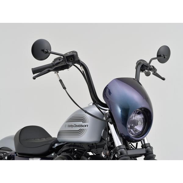 なー DAYTONA（デイトナ） バイク用 ミラー ハイビジミラー ROUND for H-D