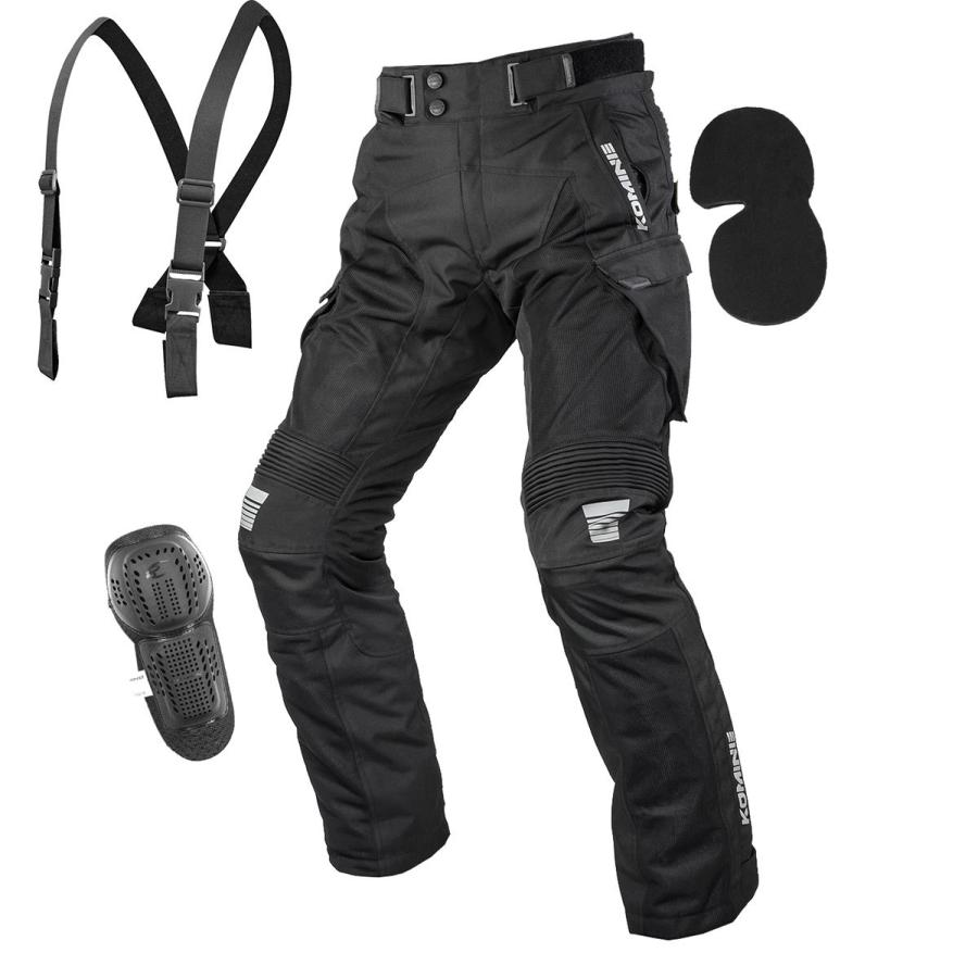 KOMINE PK-746 プロテクトアドベンチャーメッシュパンツ XL コミネ（Komine） バイク用 パンツ Pants PK-746 プロテクト
