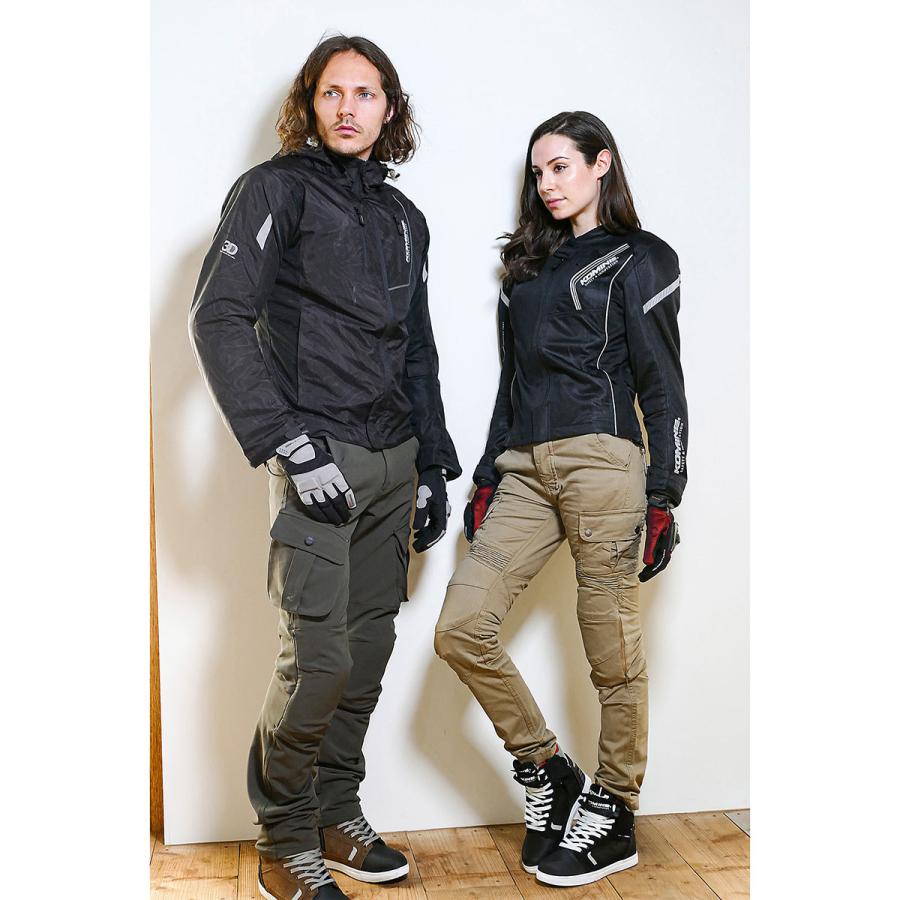 KOMINE コミネ　クールドライカーゴパンツ ブラック系　レディースWL コミネ（Komine） バイク用 パンツ Pants PK-748 クールドライカーゴ