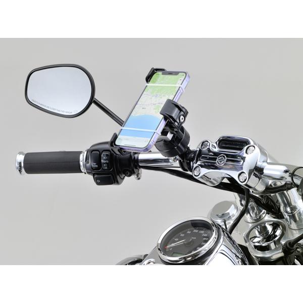 デイトナ DAYTONA バイク用 スマホホルダー 3 アルミアーム リジット iPhone14 / Plus / Pro / Pro Max / mini 対応 IH-1100D 17232｜moto-zoa｜06