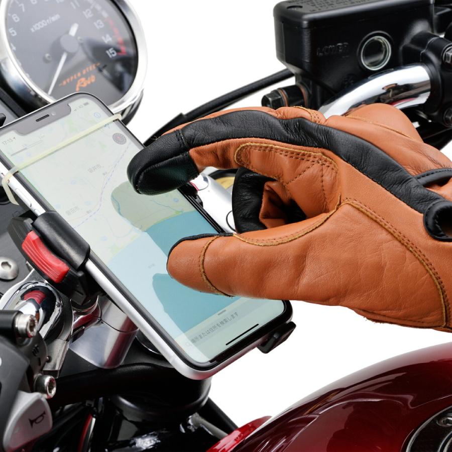 DAYTONA（デイトナ） バイクグローブ Mサイズ ブラウン オールシーズン