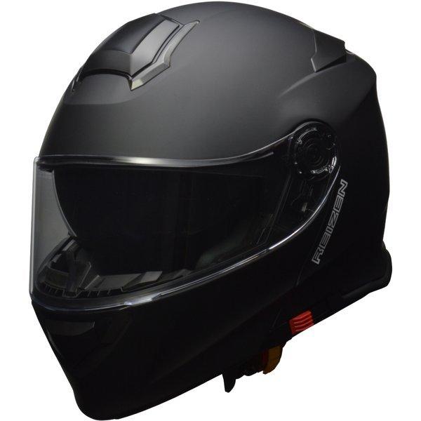 リード工業 (LEAD) バイク用 インナーシールド付き システムヘルメット REISEN (レイゼン) ブラック Mサイズ (57-58cm未満)｜moto-zoa