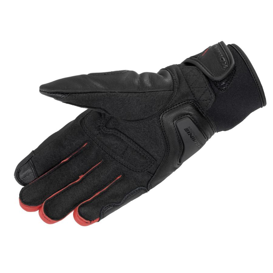 コミネ Komine バイクグローブ Gloves GK-844 プロテクトウインドプルーフレザーグローブHG ブラック/レッド XLサイズ 06-844/BK/RD/XL｜moto-zoa｜02
