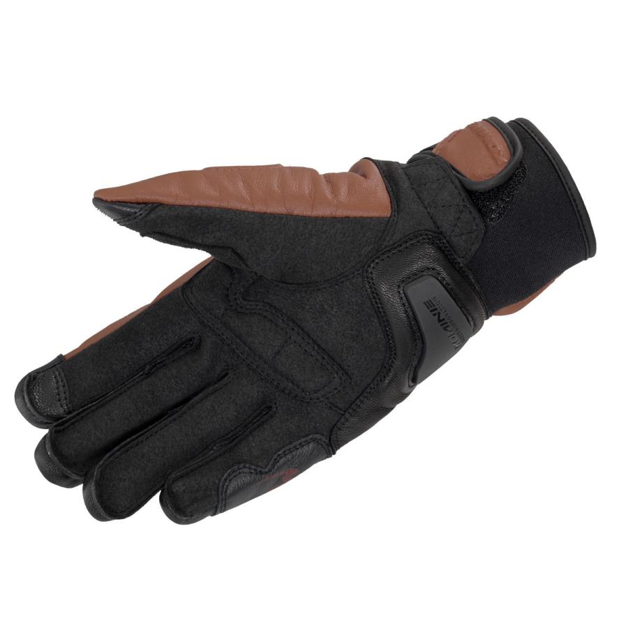 コミネ Komine バイクグローブ Gloves GK-844 プロテクトウインドプルーフレザーグローブHG ブラウン 2XLサイズ 06-844/BR/2XL｜moto-zoa｜02