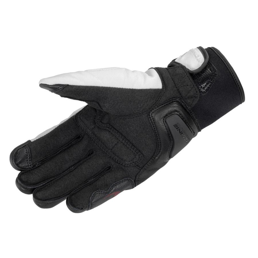 コミネ Komine バイクグローブ Gloves GK-844 プロテクトウインドプルーフレザーグローブHG ライトグレー/ブラック XLサイズ 06-844/L.GY/BK/XL｜moto-zoa｜02