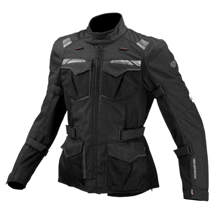 コミネ Komine バイク用 ジャケット Jacket JK-150 プロテクトメッシュアドベンチャージャケット ブラック WLサイズ (レディース) 07-150/BK/WL