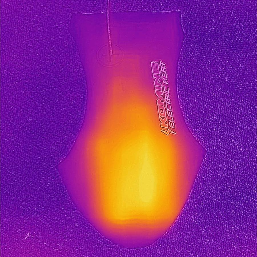 コミネ KOMINE バイク用 防寒 エレクトリック ヒートギア 電熱 EK-303 USBエレクトリックトゥーウォーマー ブラック フリーサイズ 08-303/BK/FR