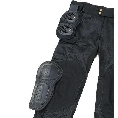 ROUGH & ROAD ブラックメッシュカーゴパンツ MW ラフ＆ロード ROUGH&ROAD フルプロテクションメッシュパンツルーズ