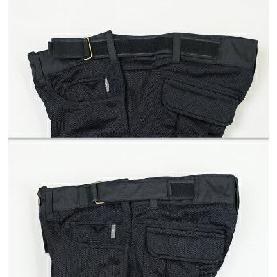 ROUGH&ROAD ブラック バイクメッシュパンツ Amazon | ラフアンドロード(ROUGH＆ROAD) バイク パンツ