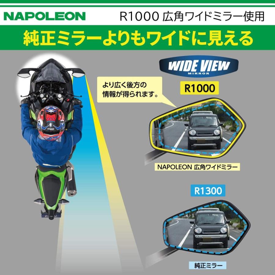 TANAX タナックス バイクミラー ナポレオン カウリングミラー TANAX タナックス バイクミラー ナポレオン カウリングミラー