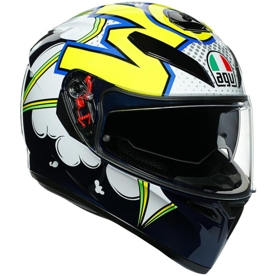 AGV(エージーブイ) バイク用ヘルメット フルフェイス K-3 SV BUBBLE BLUE/WHITE/YELLOW FLUO Sサイズ (55-56cm) 030192MF007-S :ITM0015784700:moto-zoa ヤフーショッピング店 - 通販 - Yahoo!ショッピング AGV(エージーブイ) バイク用ヘルメット フルフェイス K-3 SV BUBBLE BLUE/WHITE/YELLOW FLUO Sサイズ (55-56cm) 030192MF007-S :ITM0015784700:moto-zoa ヤフーショッピング店 - 通販 - Yahoo!ショッピング