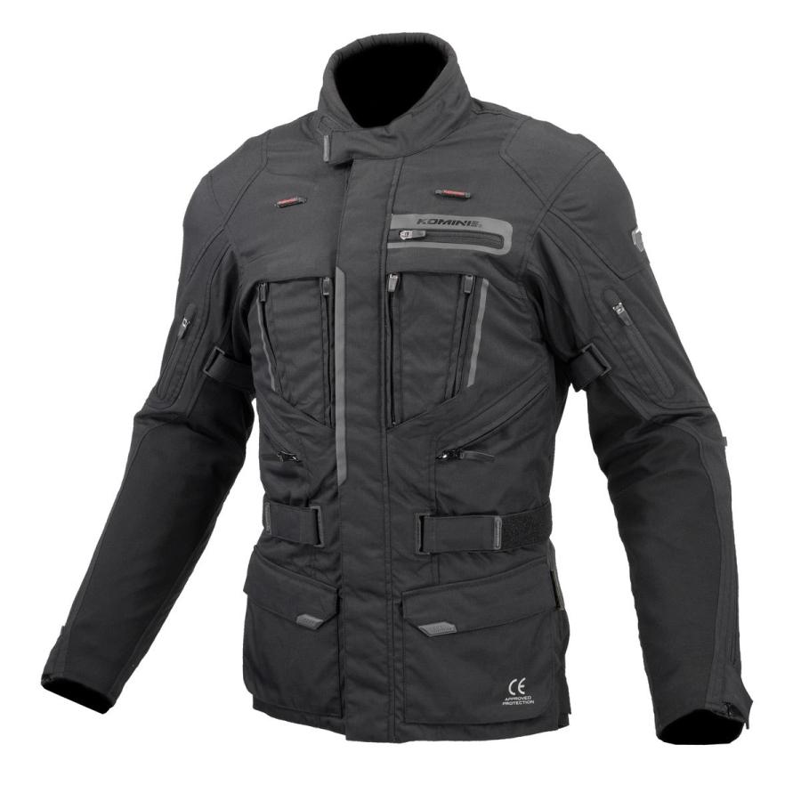 コミネ Komine バイク用 ジャケット Jacket JK-613 プロテクトフルイヤージャケット ブラック Mサイズ 07-613/BK/M