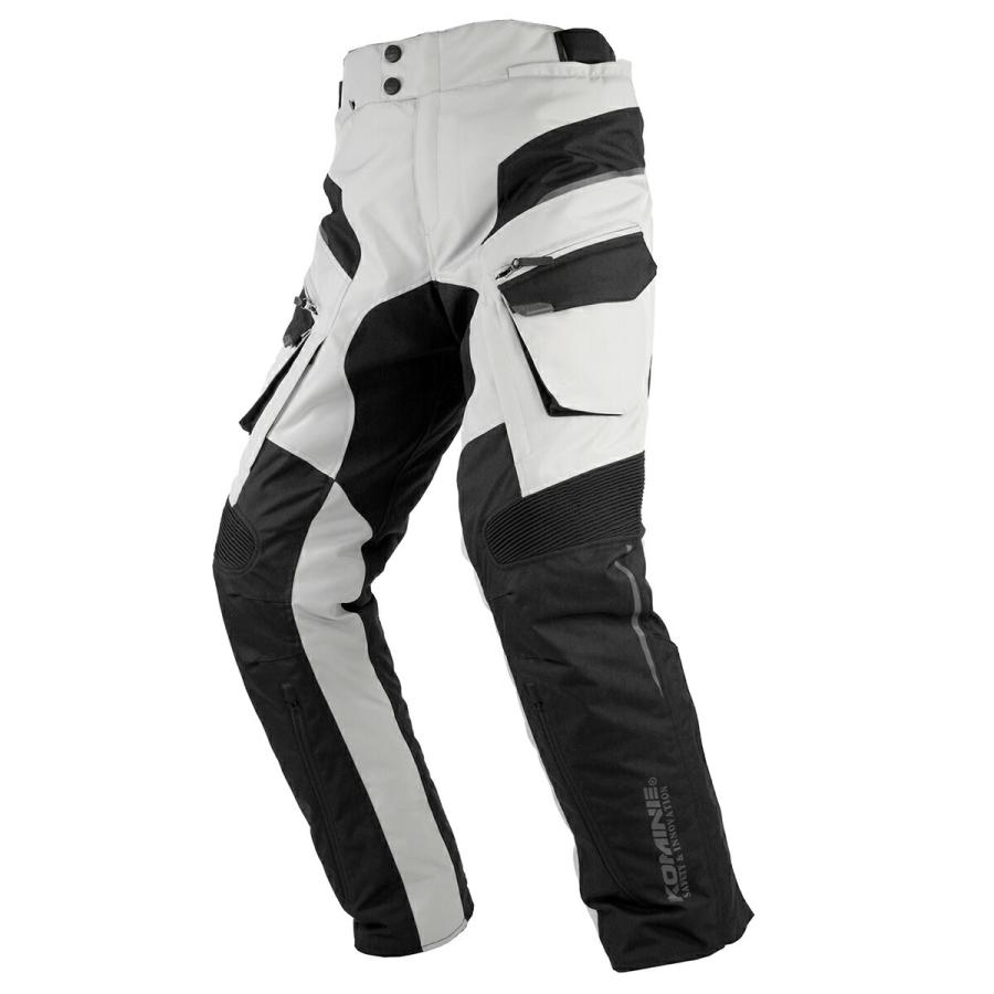 コミネ Komine バイク用 パンツ Pants PK-929 プロテクトフルイヤーパンツ ライトグレー 3XLサイズ 07-929/L.GY/3XL