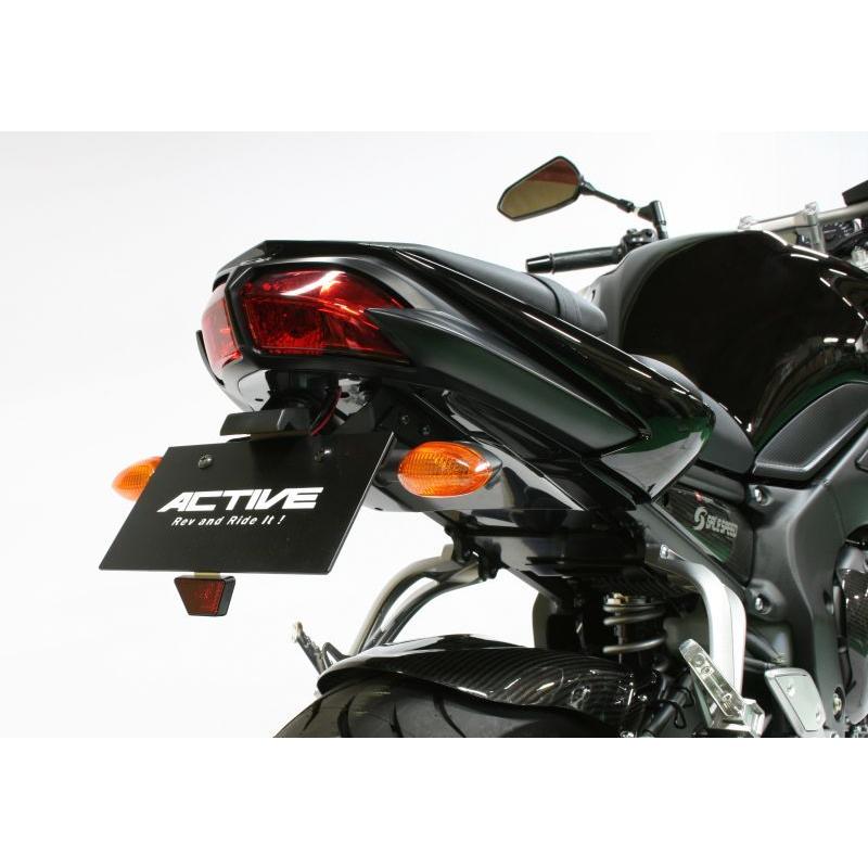 ACTIVE (アクティブ) バイク用 フェンダーレスキット LEDナンバー灯付き YZF-R6 ('17〜'20) ブラック 1153063