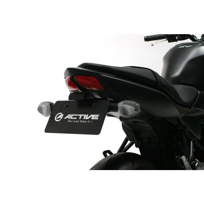 ACTIVE (アクティブ) バイク用 フェンダーレスキット LEDナンバー灯付き SV650 X ABS (適合要確認) ブラック 1155038