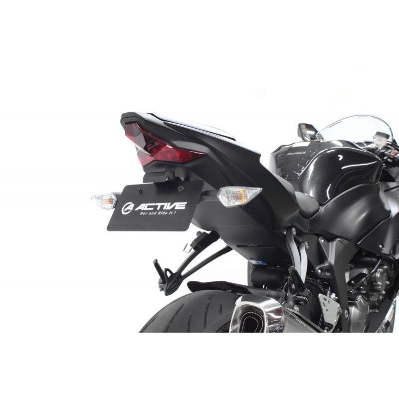 ACTIVE (アクティブ) バイク用 フェンダーレスキット LEDナンバー灯付き ZX-6R 636 ABS ('19〜'20) ブラック 1157094｜moto-zoa