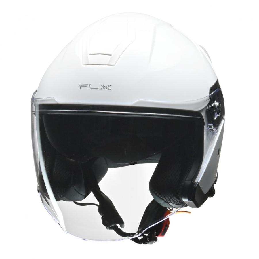 リード工業 (LEAD) バイク用 インナーシールド付き ジェットヘルメット FLX ホワイト LLサイズ (61-62cm未満)｜moto-zoa｜04