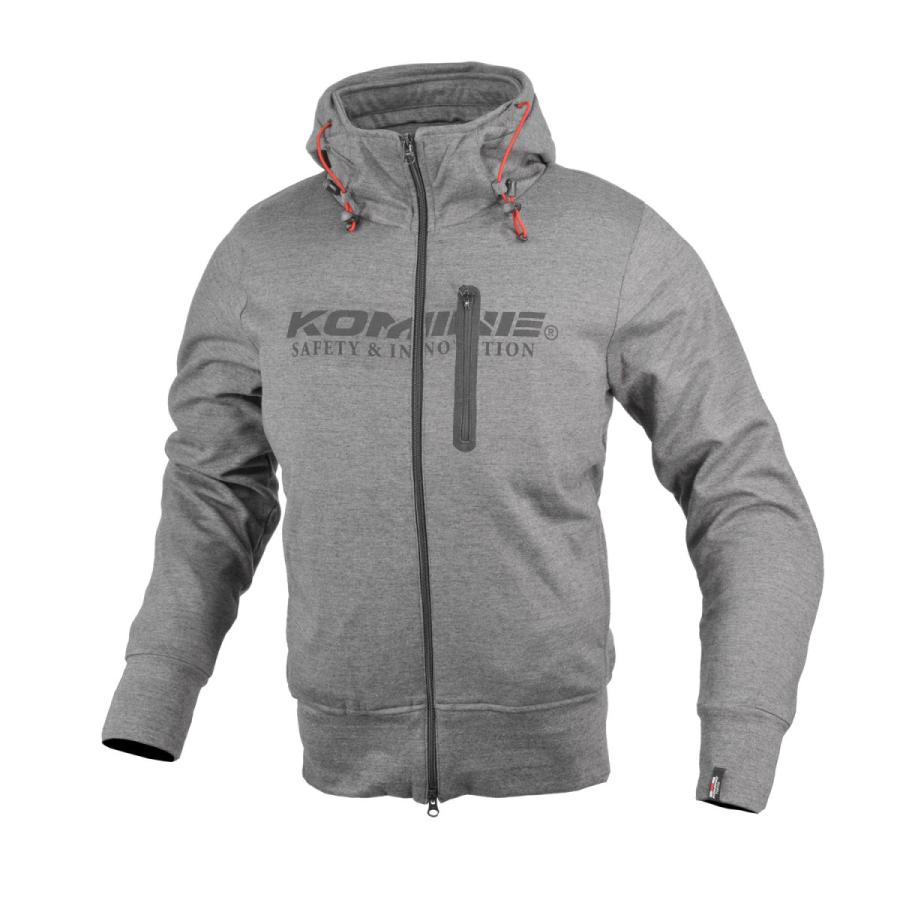 爆買クーポン配布 コミネ Komine バイク用 ジャケット Jacket JK-604 プロテクトKVパーカ コミネグレー 3XLサイズ 07-604/K.GY/3XL