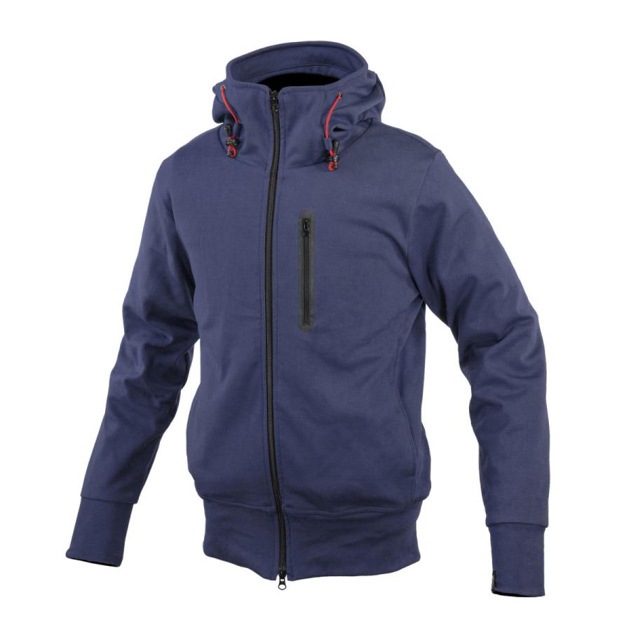 爆買クーポン配布 コミネ Komine バイク用 ジャケット Jacket JK-604 プロテクトKVパーカ ネイビー 2XLサイズ 07-604/NV/2XL