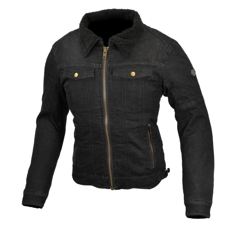 コミネ Komine バイク用 ジャケット Jacket JK-617 プロテクトデニムフライトジャケット ブラックデニム Mサイズ 07-617/B.DE/M