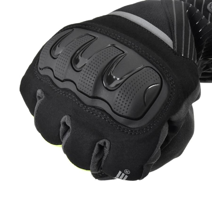 コミネ Komine バイクグローブ Gloves GK-846 プロテクトウインターグローブ ブラック/レッド XLサイズ 06-846/BK/RD/XL｜moto-zoa｜03