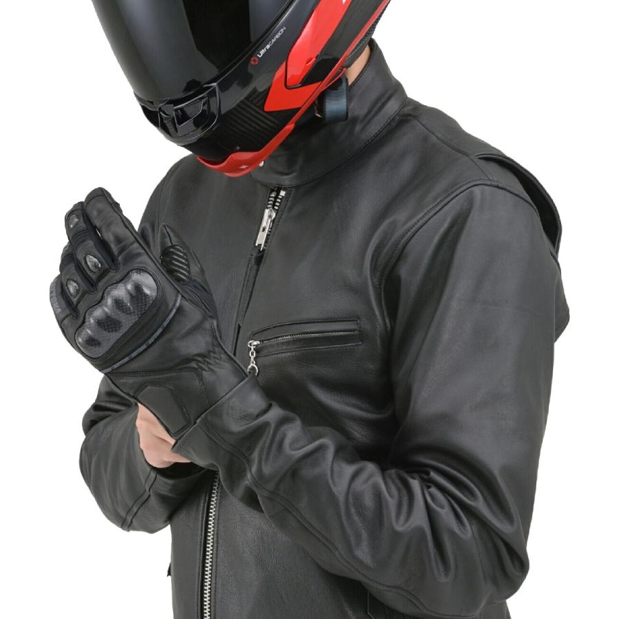 DAYTONA(デイトナ) バイク グローブ 冬 革手袋 M black DAYTONA（デイトナ） バイクグローブ Mサイズ ゴートスキン 防水