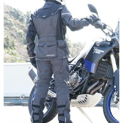 ROUGH&ROAD (ラフ&ロード) バイク用 ウィンターパンツ アドベンチャーオールシーズンパンツ ヘリンボーンチャコール XLサイズ RR7108HB-CH5_6