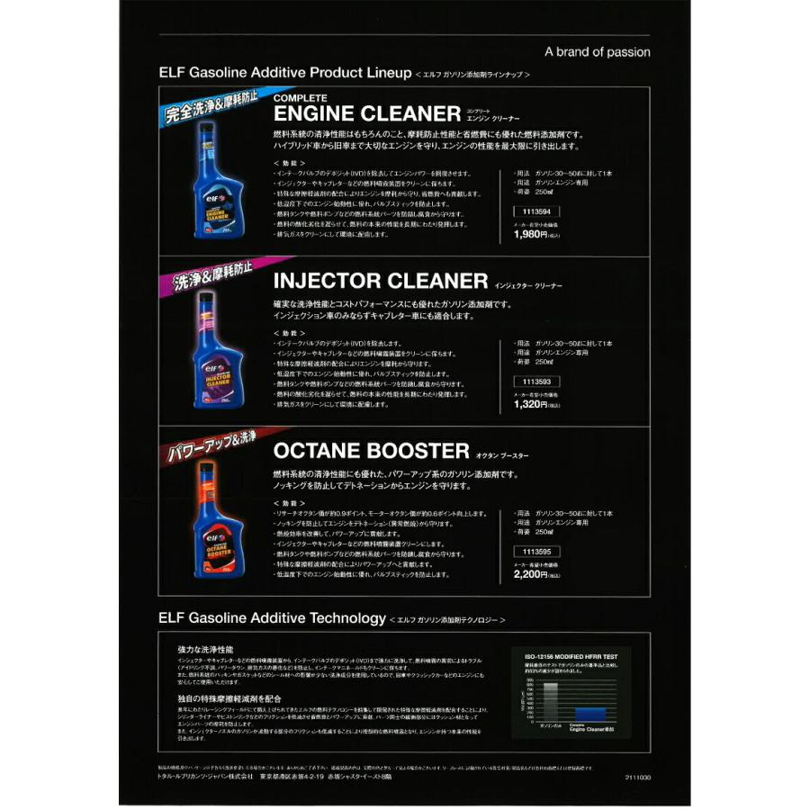 elf（エルフ） バイク用 ガソリンエンジン専用 ガソリン添加剤