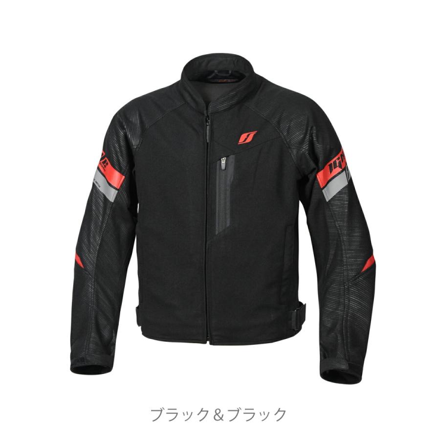 フラッグシップ(Flagship) バイク用 ジャケット 春夏モデル FJ-S209 カルフォードジャケット ブラック/レッド Mサイズ FJ-S209/BK\u0026RD/M
