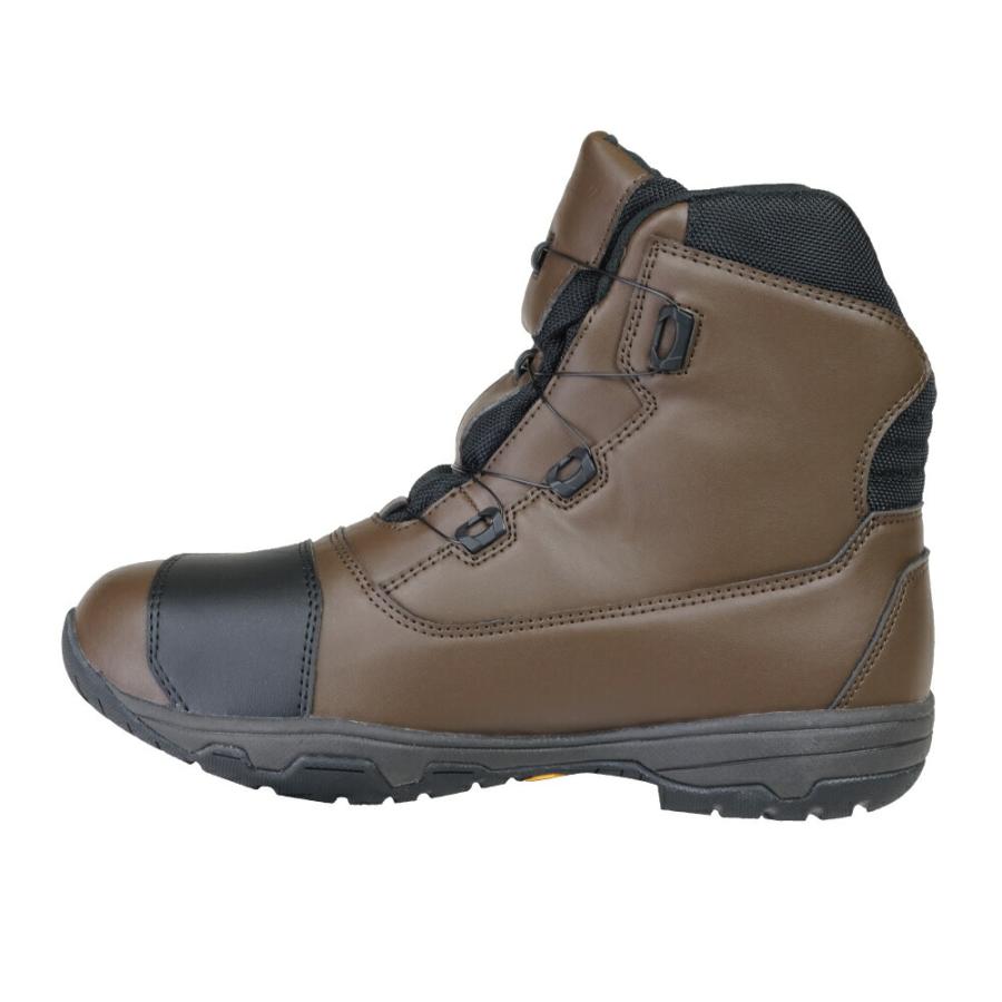 ROUGH ROAD RR6302 バイク用ライディングシューズ BROWN ラフ＆ロード ROUGH&ROAD バイク用 シューズ RR6302 デュアルテックス