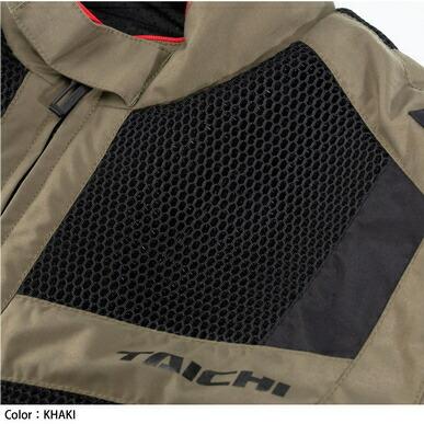 RSタイチ RS TAICHI バイク用 ジャケット RSJ340 エクスプローラー エアー ジャケット カーキ WMサイズ (レディース) RSJ340KH01WM_5