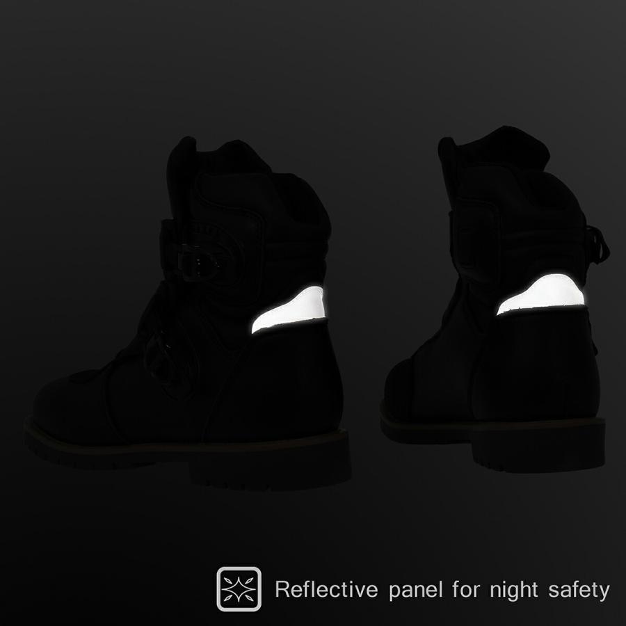 コミネ Komine バイク用 フットウェア シューズ ブーツ footwear Shoes Boots BK-097 WP アドベンチャーショートブーツ ブラック 28.5cm 05-097/BK/28.5｜moto-zoa｜08