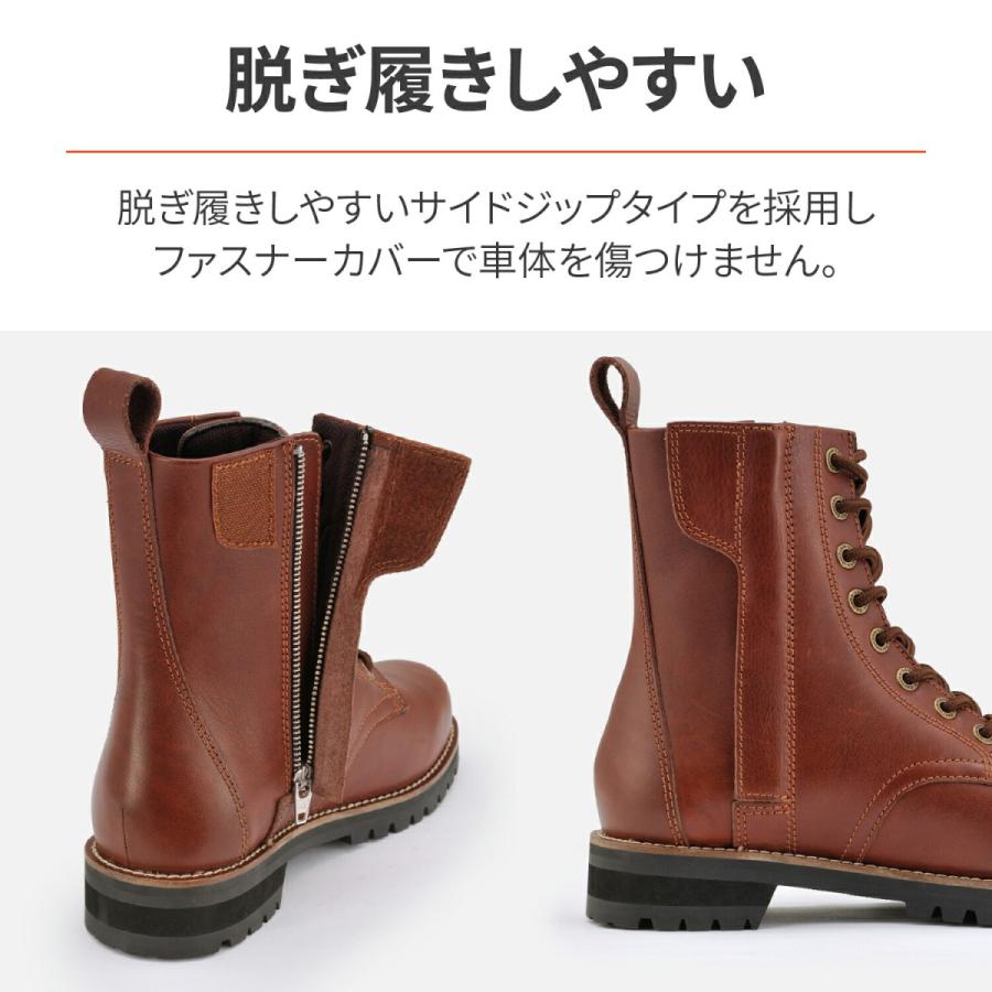 DAYTONA（デイトナ） バイク用 ミドルブーツ 28.0cm メンズ 本革 牛革