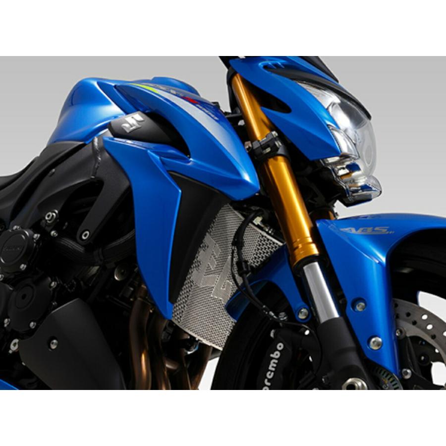ヨシムラ（YOSHIMURA） バイク用 ラジエターコアプロテクター シルバー