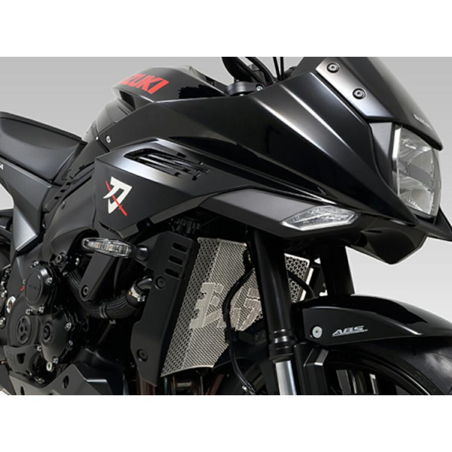 ヨシムラ（YOSHIMURA） バイク用 ラジエターコアプロテクター シルバー