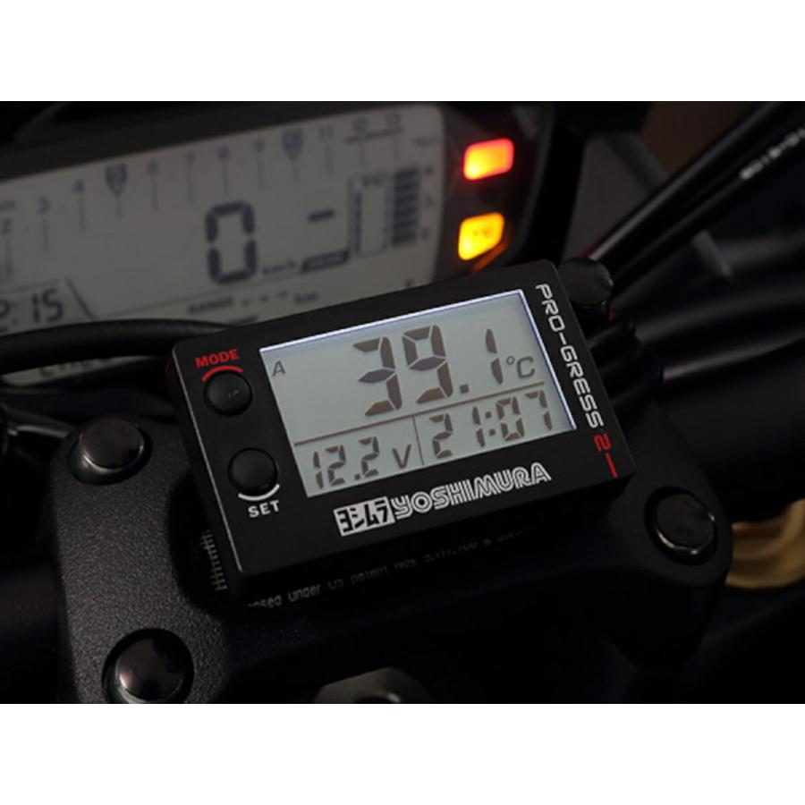 ヨシムラ（YOSHIMURA） バイク用 PRO-GRESS2 マルチテンプメーター