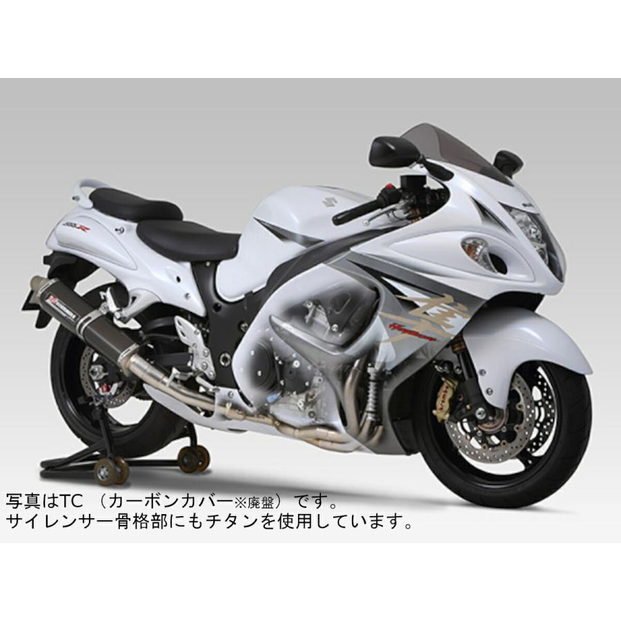 ヨシムラ バイク用 マフラー チタン機械曲 Tri-Ovalサイクロン2本出し2 