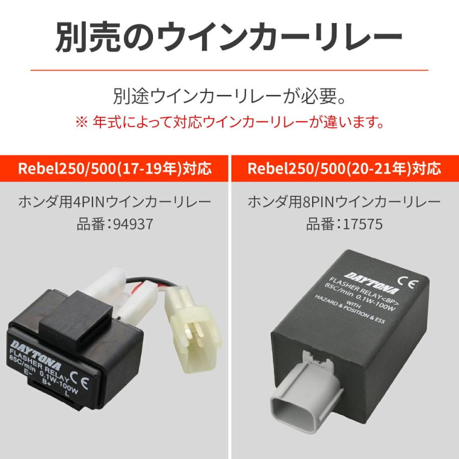 キッチン DAYTONA（デイトナ） バイク用 フロントウインカー取付キット レブル