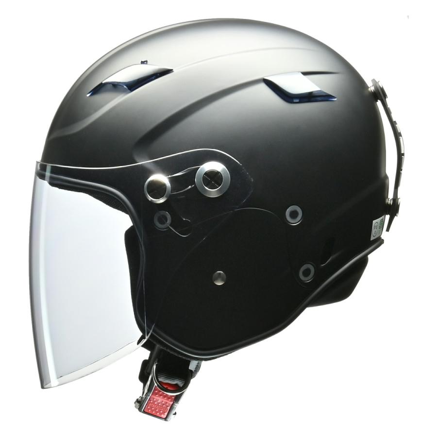 リード工業 (LEAD) バイク用 ヘルメット セミジェット X-AIR RAZZO STRADA (ラッツォ ストラーダ) マットブラック XLサイズ(61-62cm未満) 125cc以下用｜moto-zoa｜03