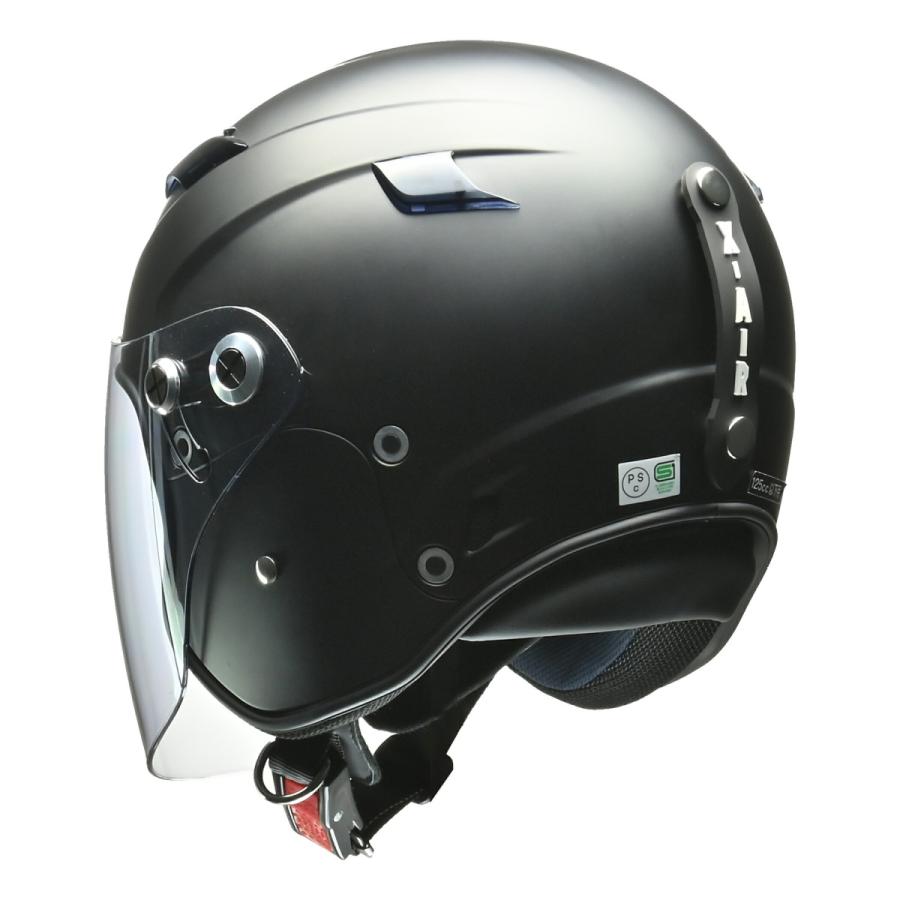 リード工業 (LEAD) バイク用 ヘルメット セミジェット X-AIR RAZZO STRADA (ラッツォ ストラーダ) マットブラック XLサイズ(61-62cm未満) 125cc以下用｜moto-zoa｜04